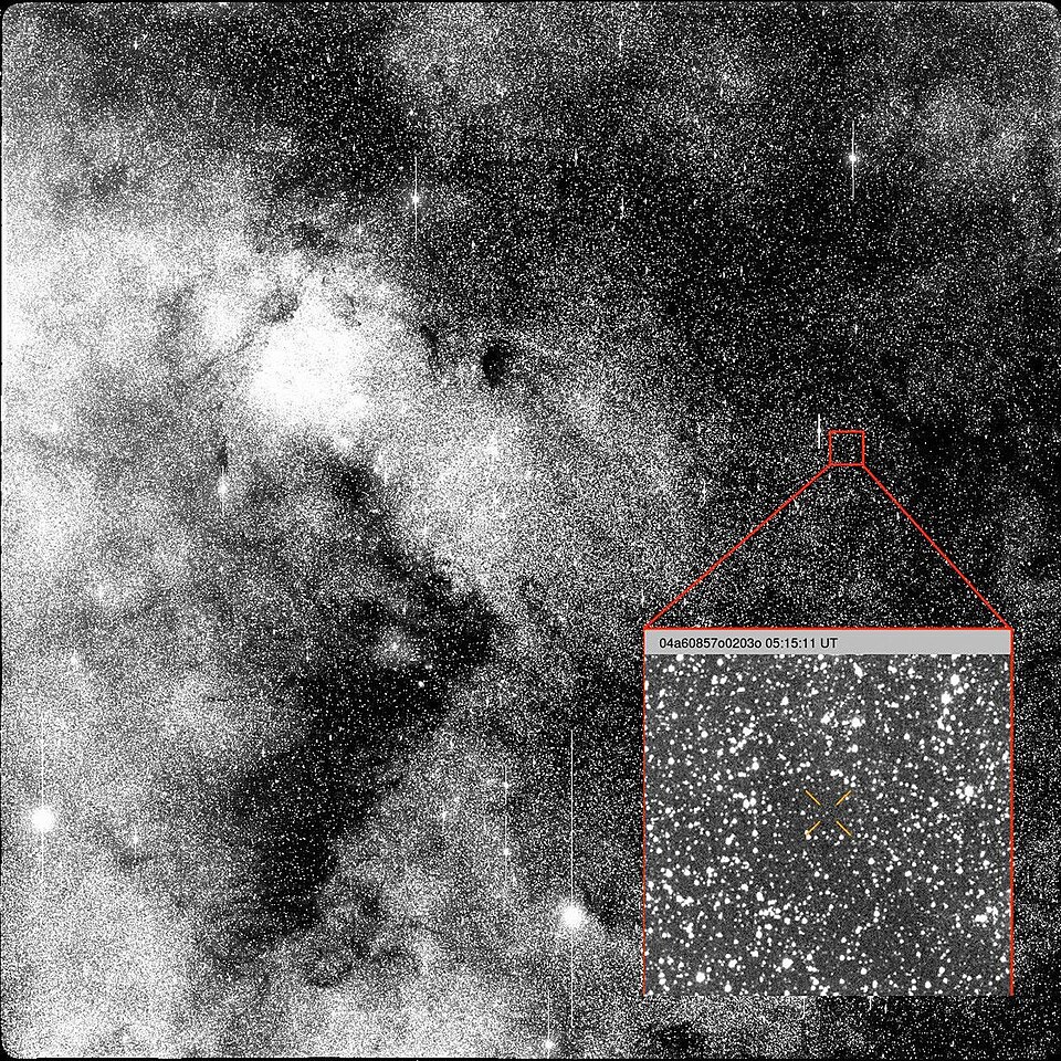 O 3I/ATLAS foi descoberto em uma região estrelada do céu